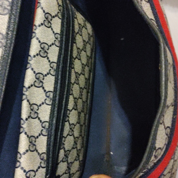 Gucci Blue Messenger Bag/Wallets Authentic Vintage - Picture 16 of 16
